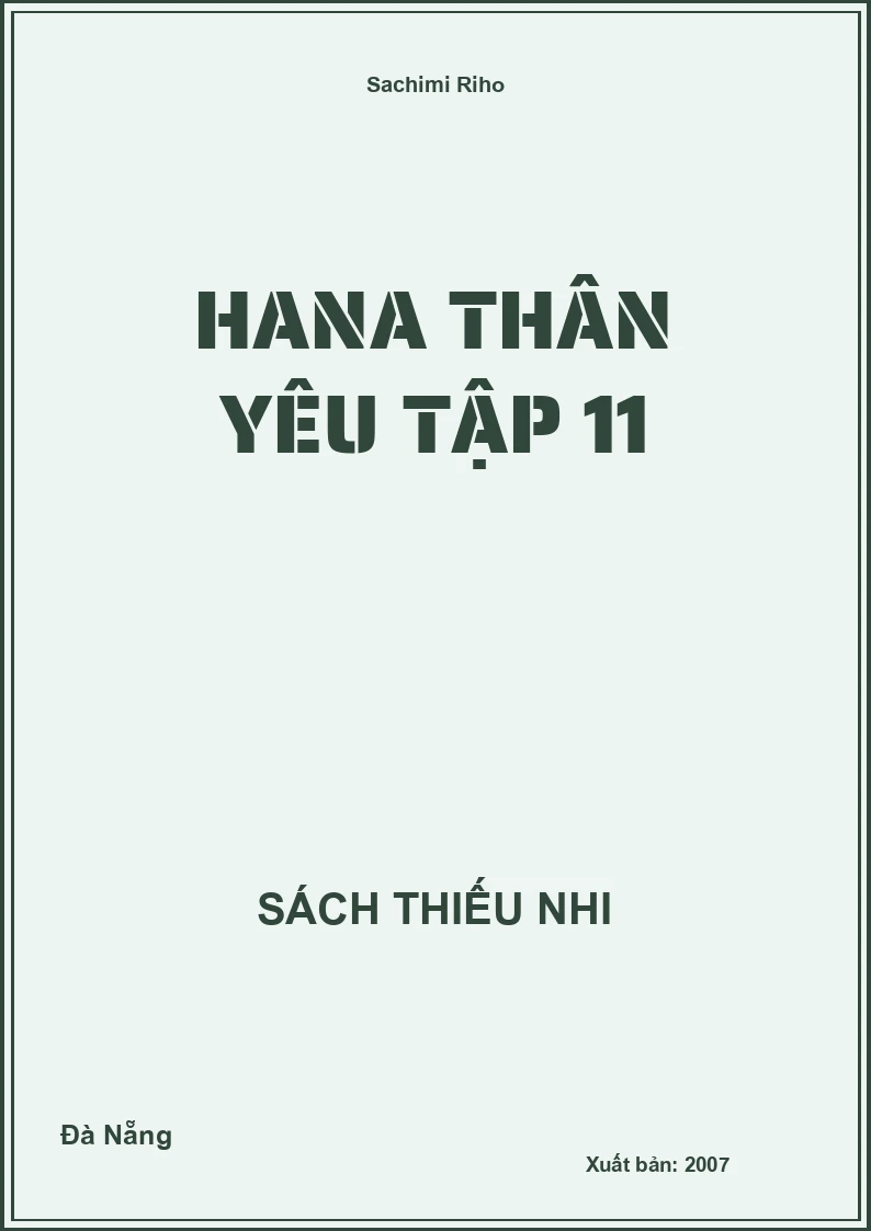 Hana Thân Yêu Tập 11