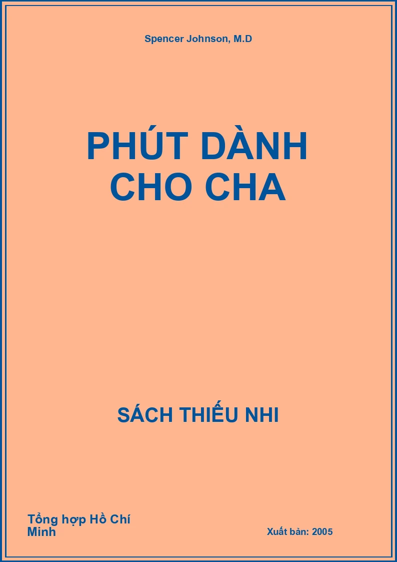 Phút dành cho cha