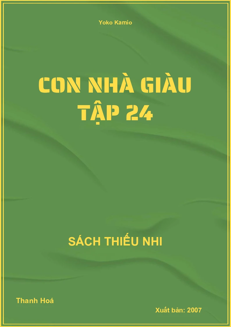 Con Nhà Giàu Tập 24
