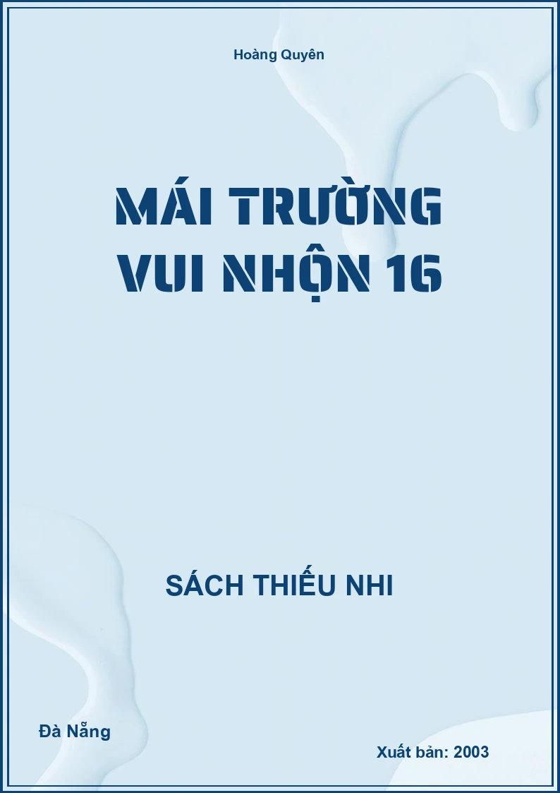 Mái Trường Vui Nhộn 16
