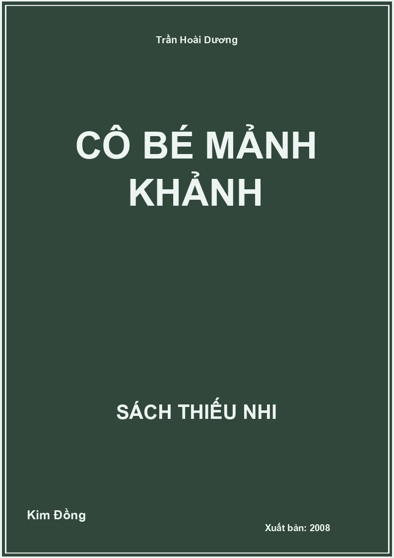 Cô Bé Mảnh Khảnh