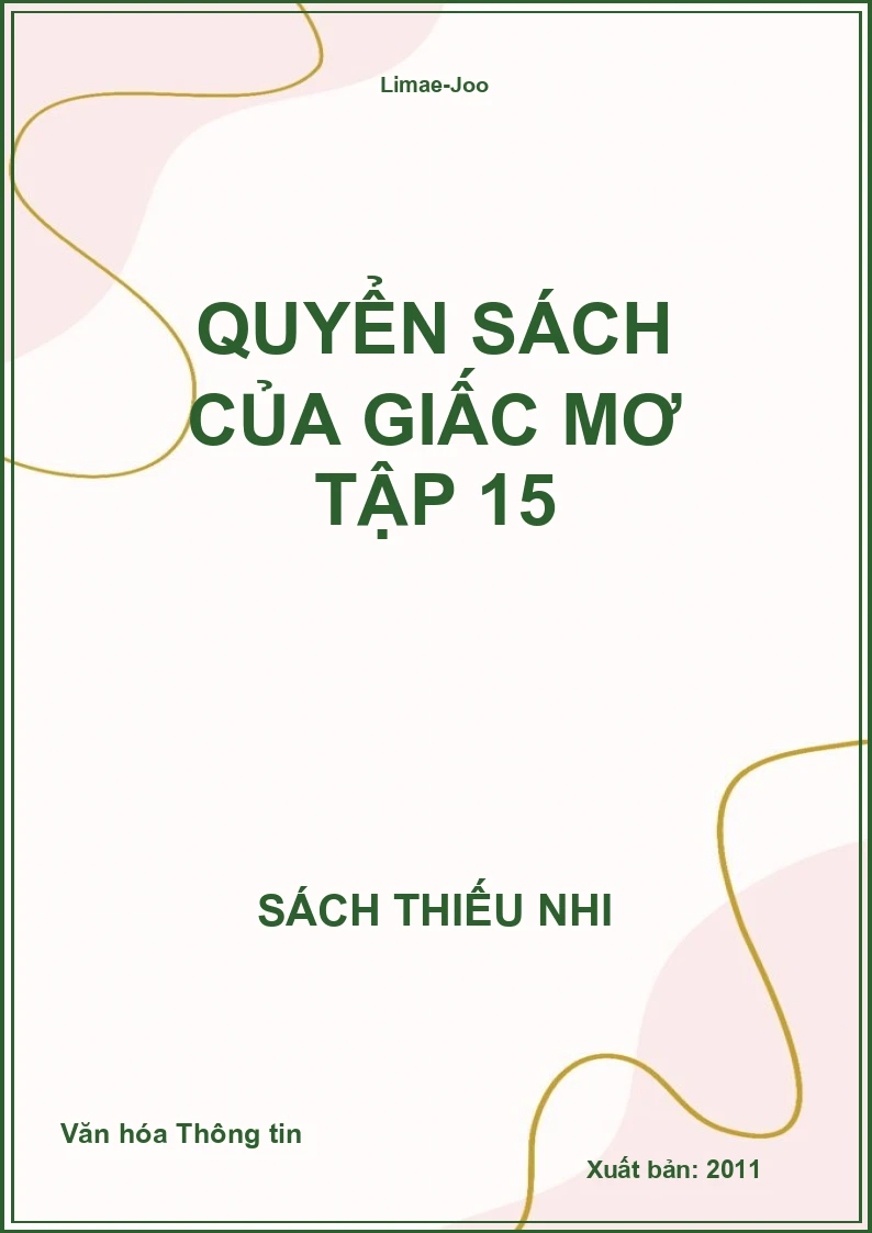 Quyển Sách Của Giấc Mơ Tập 15