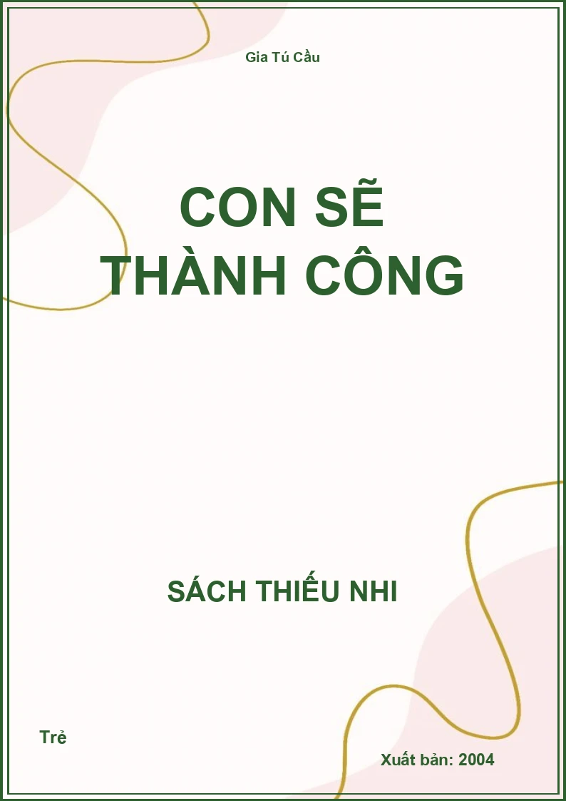 Con Sẽ Thành Công