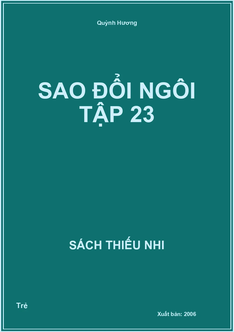 Sao Đổi Ngôi Tập 23
