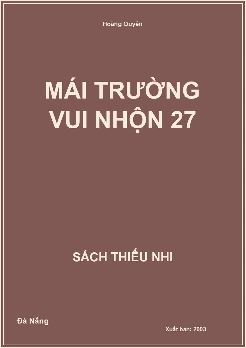 Mái Trường Vui Nhộn 27