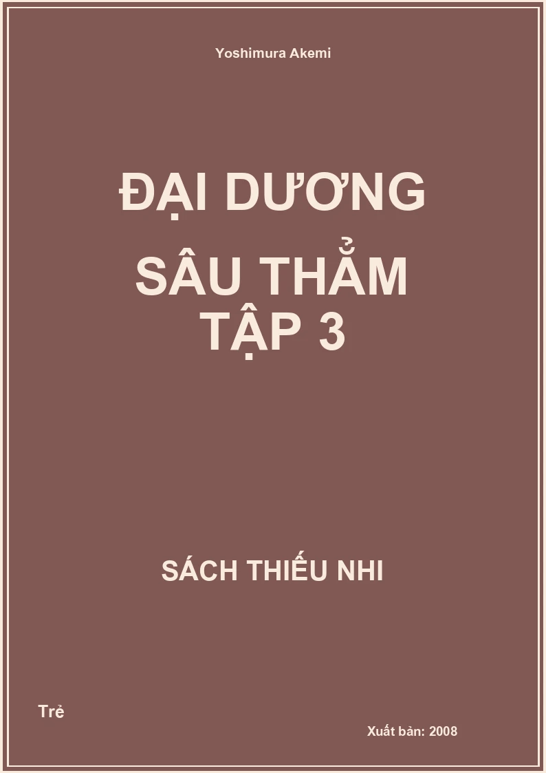 Đại Dương Sâu Thẳm Tập 3