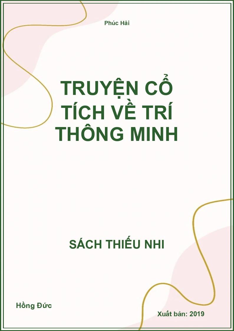 Truyện cổ tích về trí thông minh