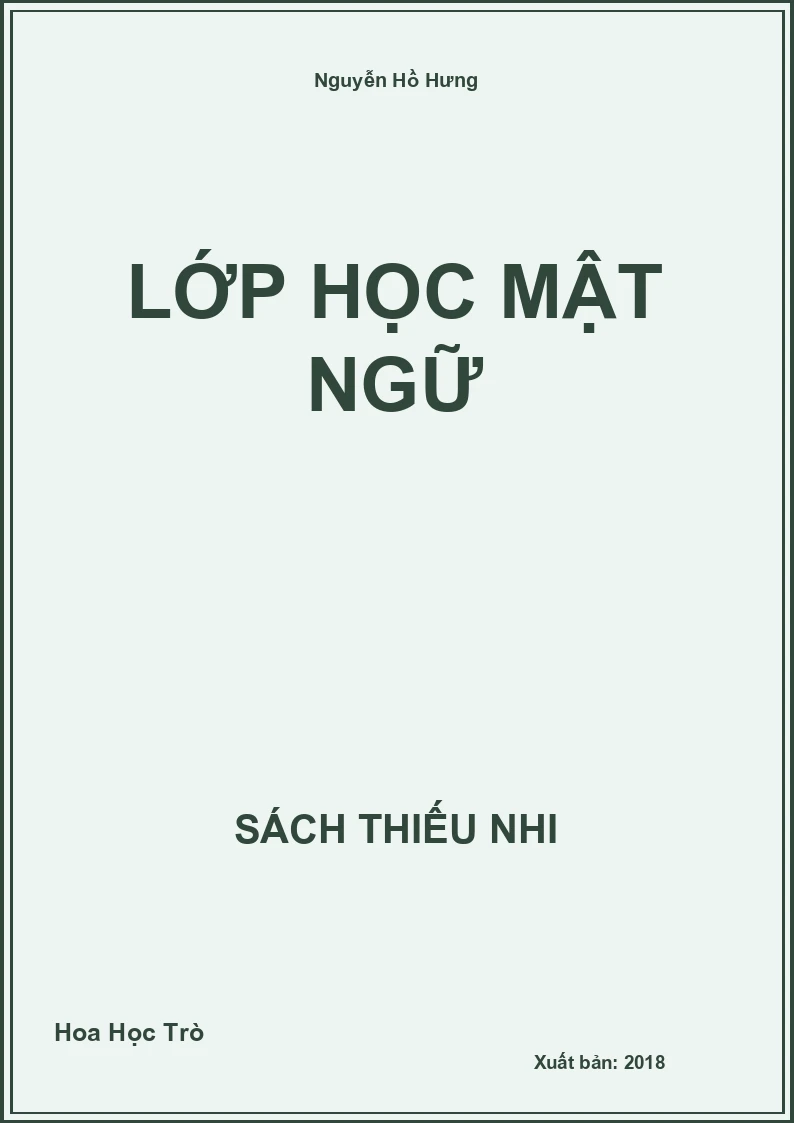 Lớp Học Mật Ngữ