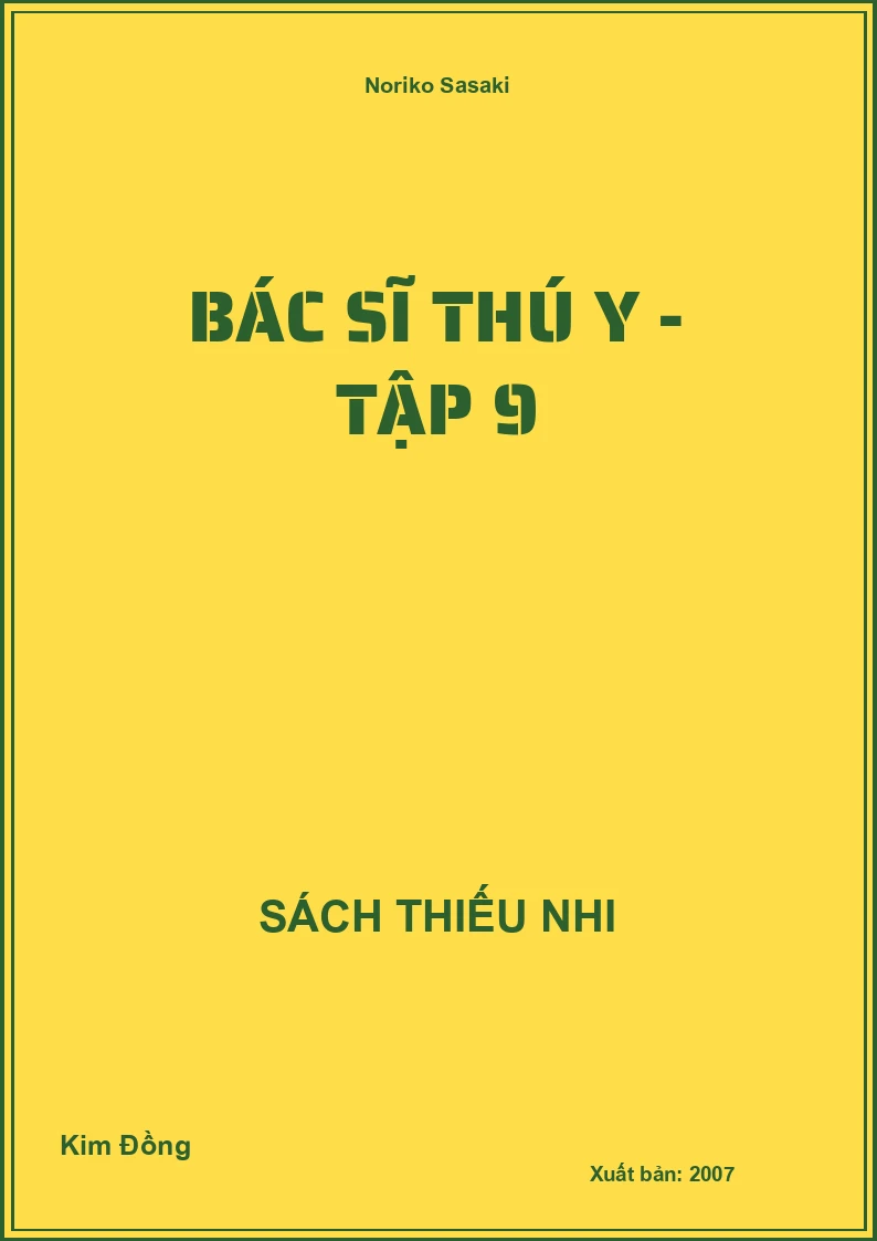 Bác Sĩ Thú Y - tập 9
