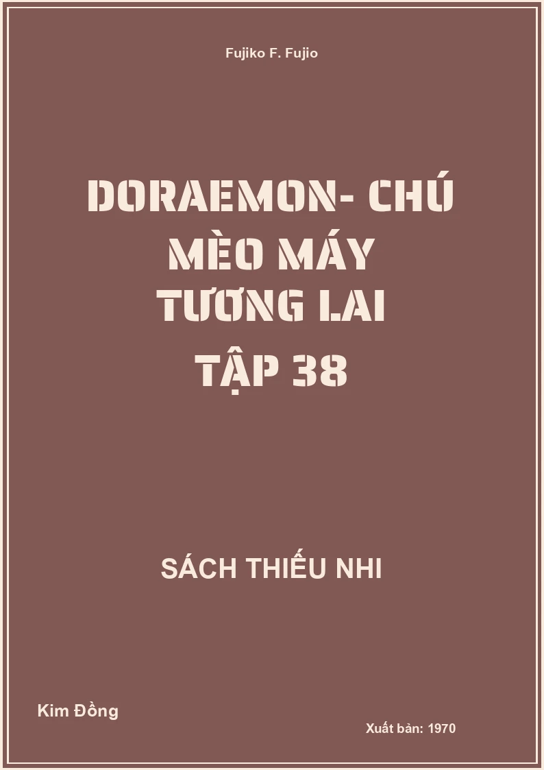 Doraemon- Chú Mèo Máy Tương Lai Tập 38