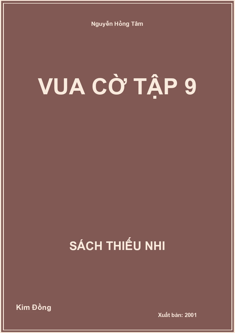 Vua Cờ Tập 9