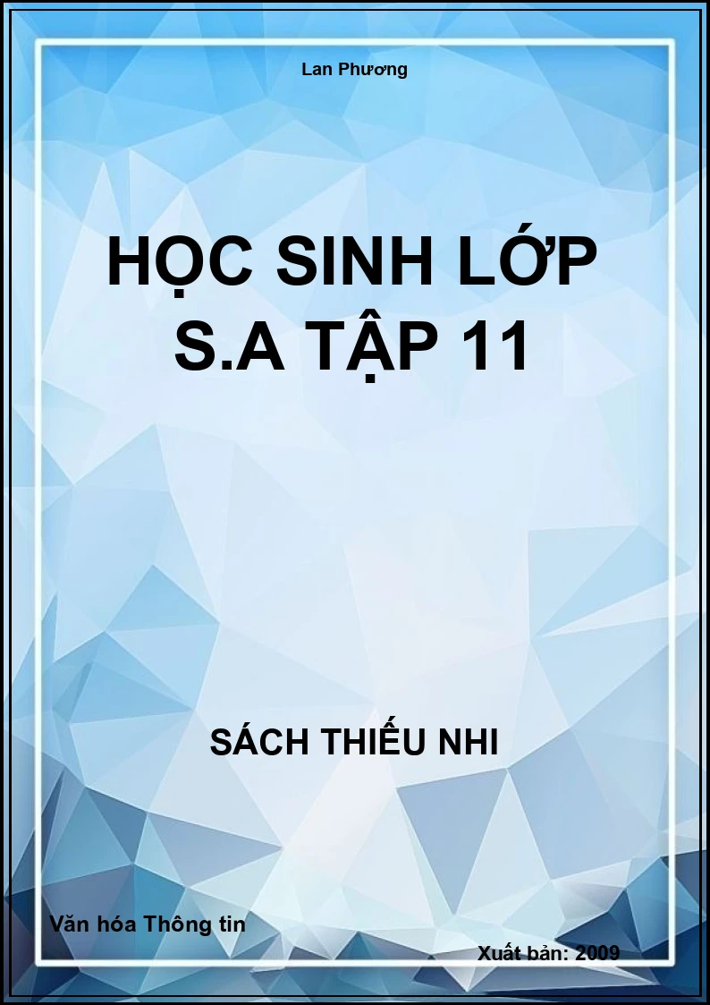 Học Sinh Lớp S.A Tập 11