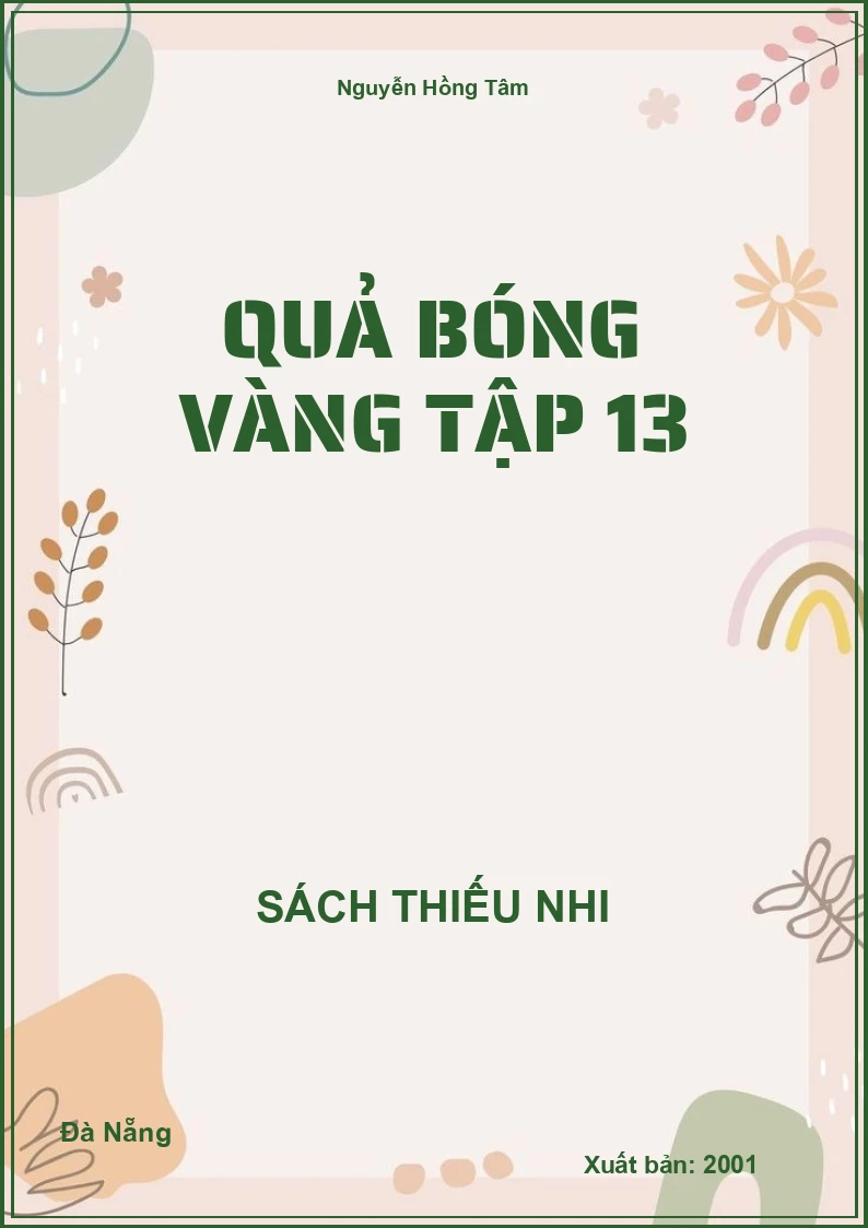 Quả Bóng Vàng Tập 13