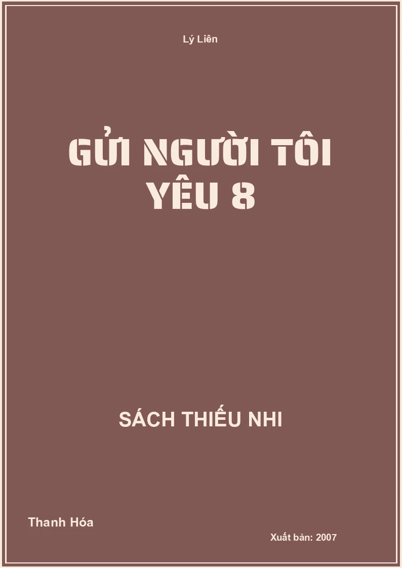 Gửi Người Tôi Yêu 8
