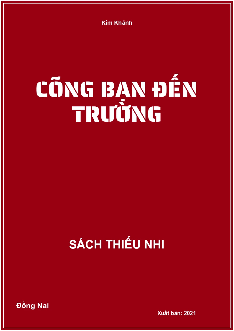 Cõng Bạn Đến Trường