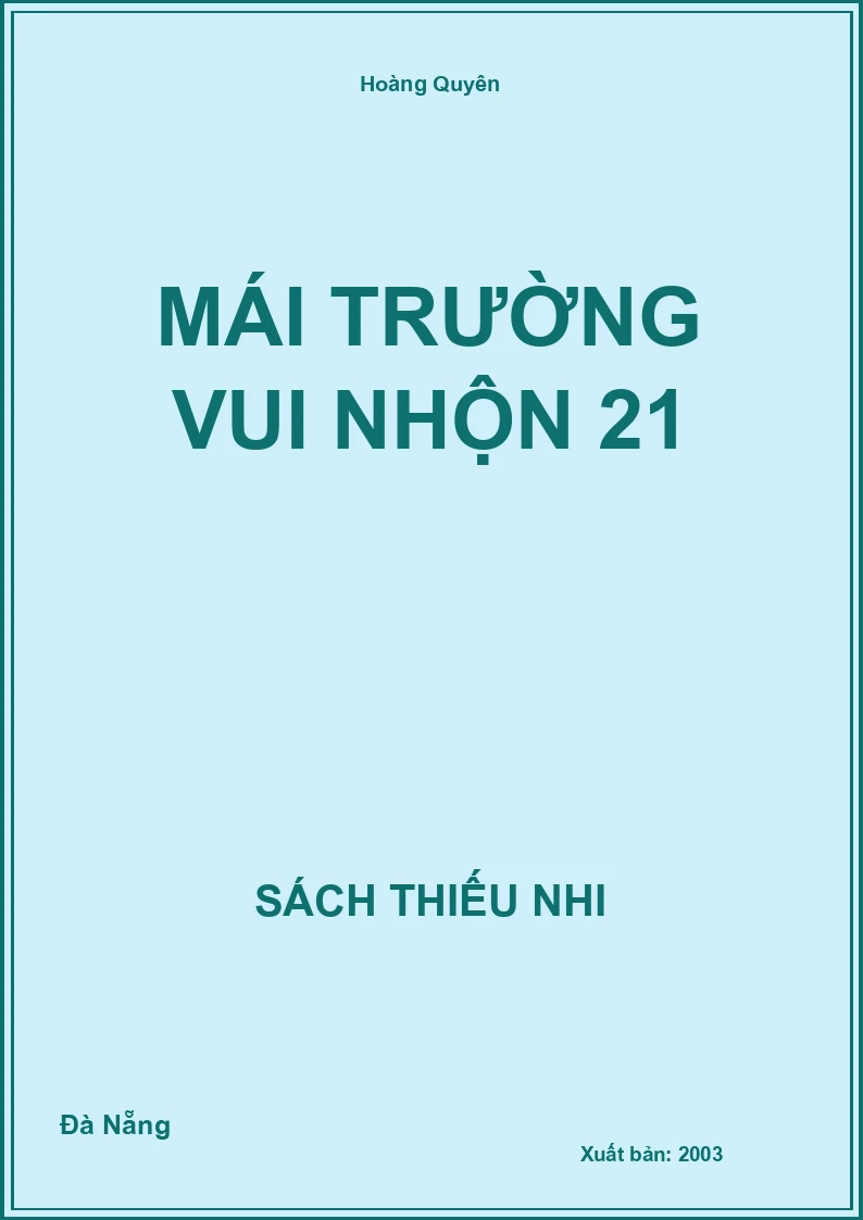 Mái Trường Vui Nhộn 21