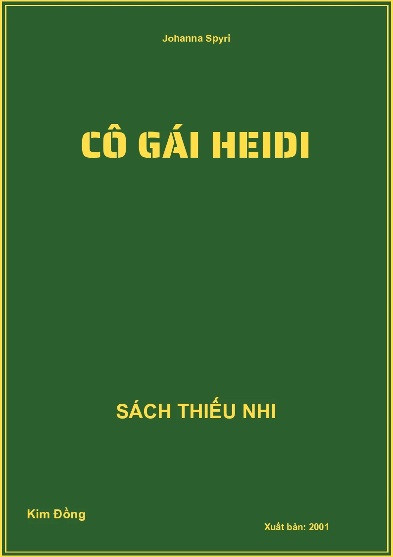 Cô Gái Heidi