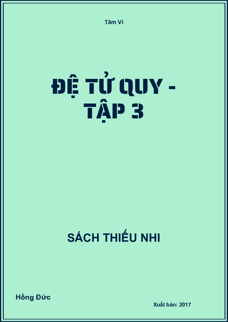Đệ tử quy - tập 3