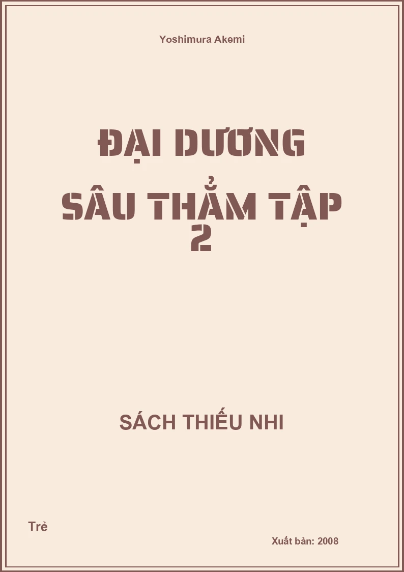 Đại Dương Sâu Thẳm Tập 2
