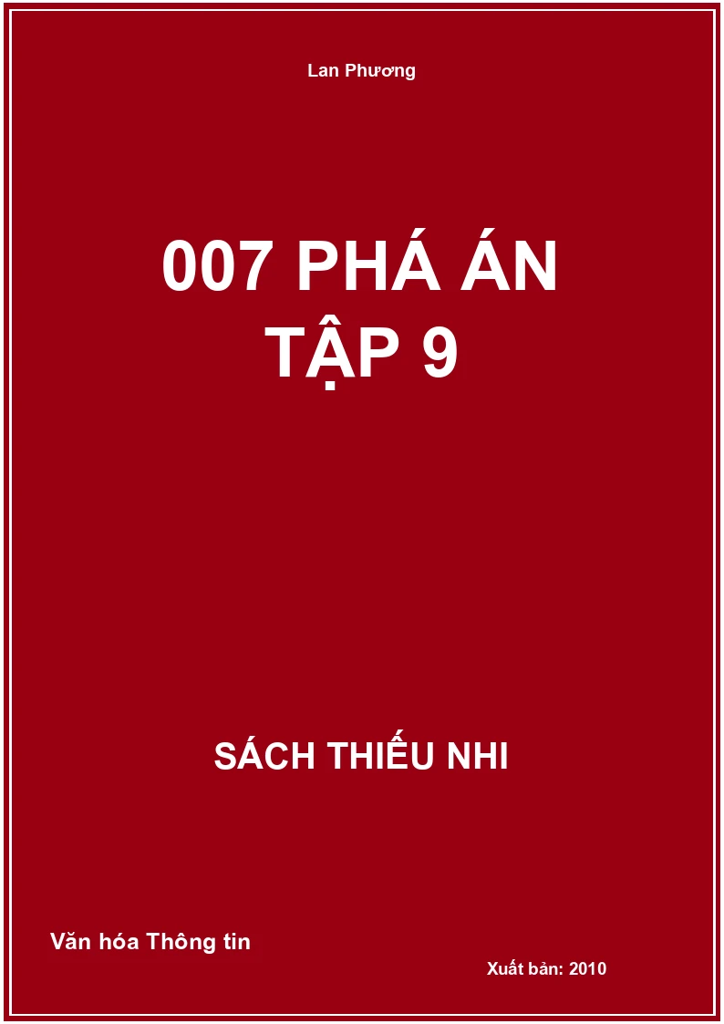 007 Phá Án Tập 9