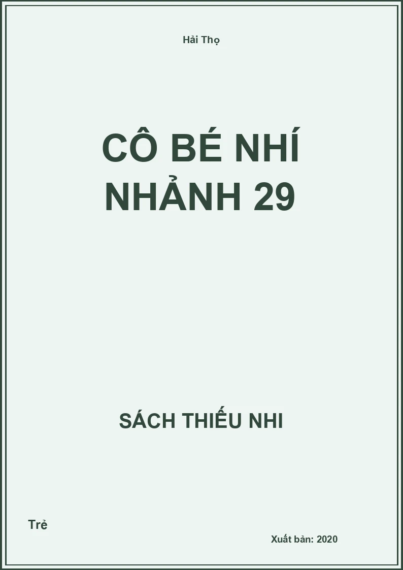 Cô Bé Nhí Nhảnh 29