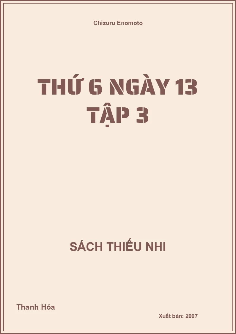 Thứ 6 Ngày 13 tập 3