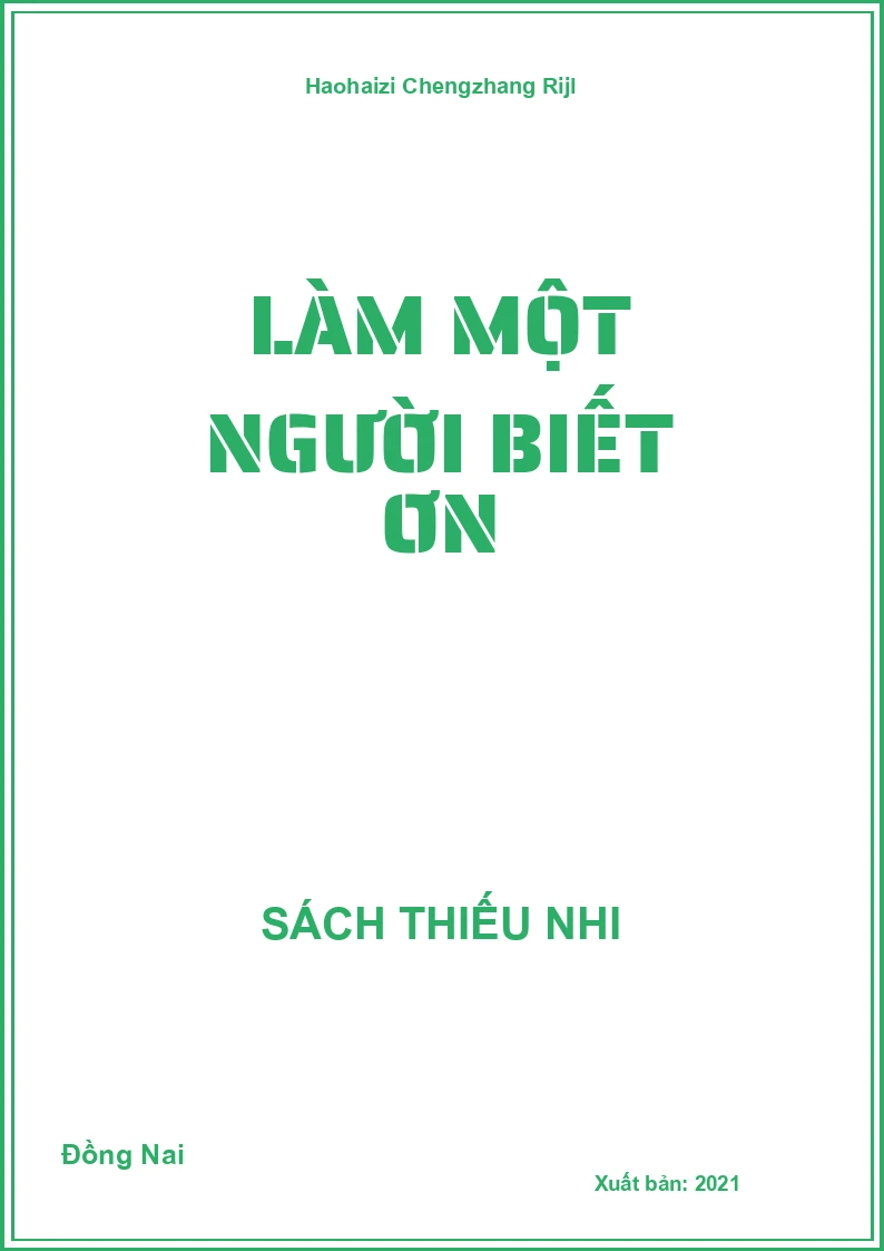 Làm một người biết ơn