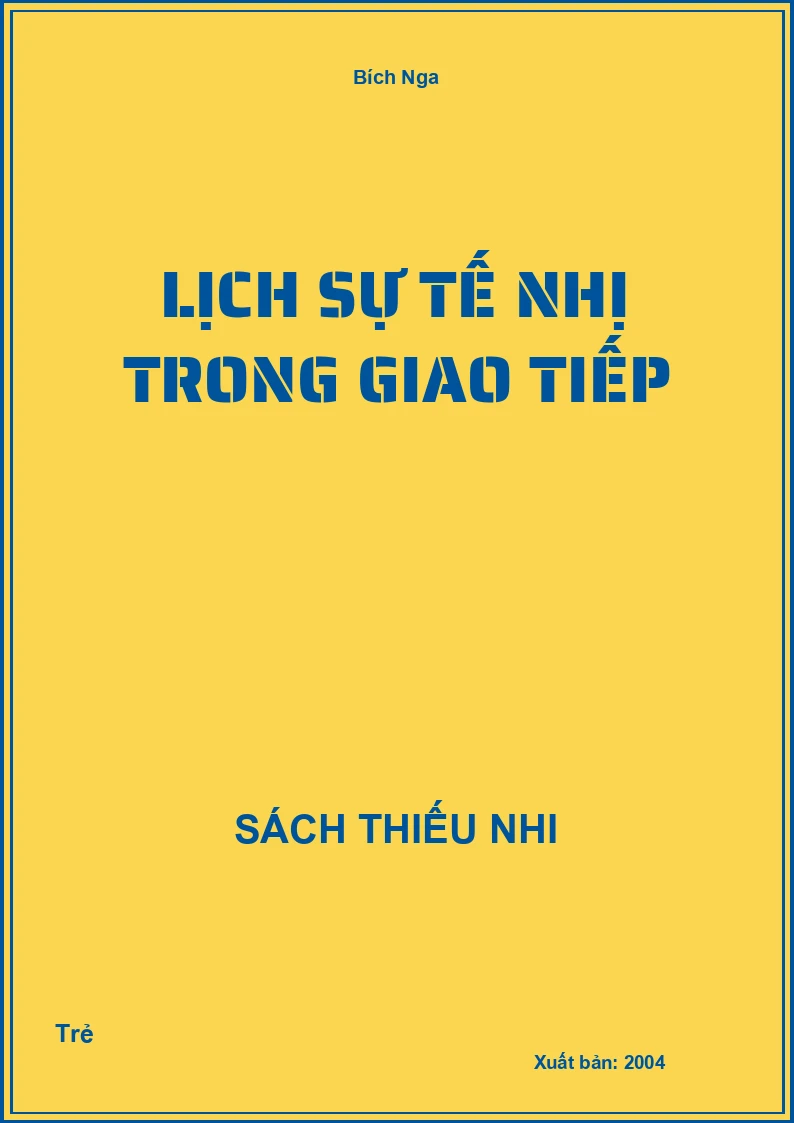 Lịch Sự Tế Nhị Trong Giao Tiếp