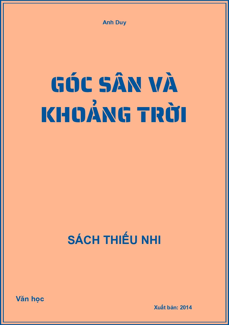 Góc Sân Và Khoảng Trời