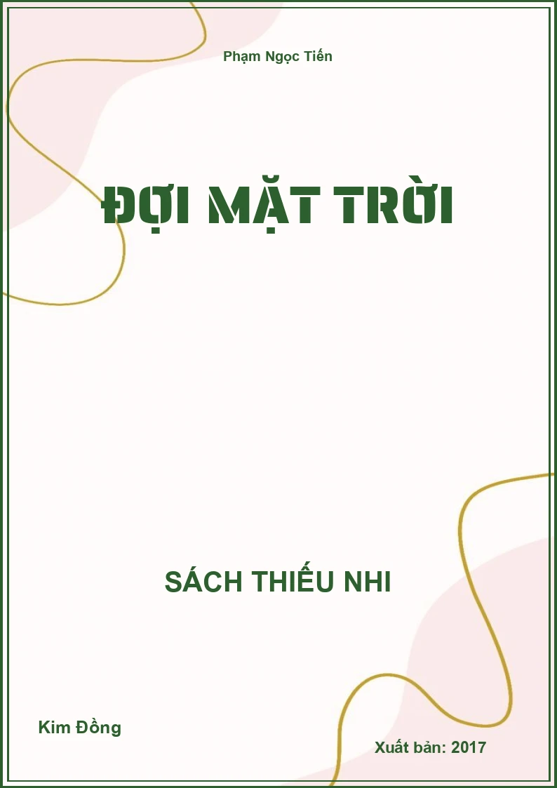 Đợi mặt trời
