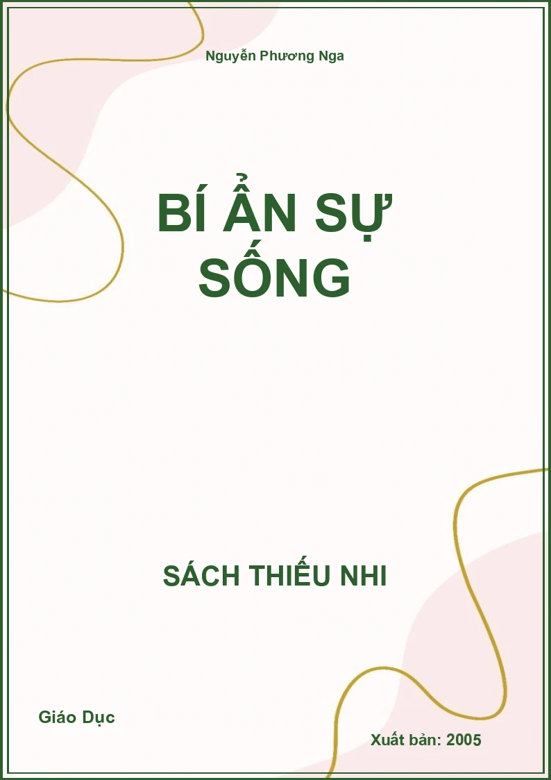 Bí Ẩn Sự Sống