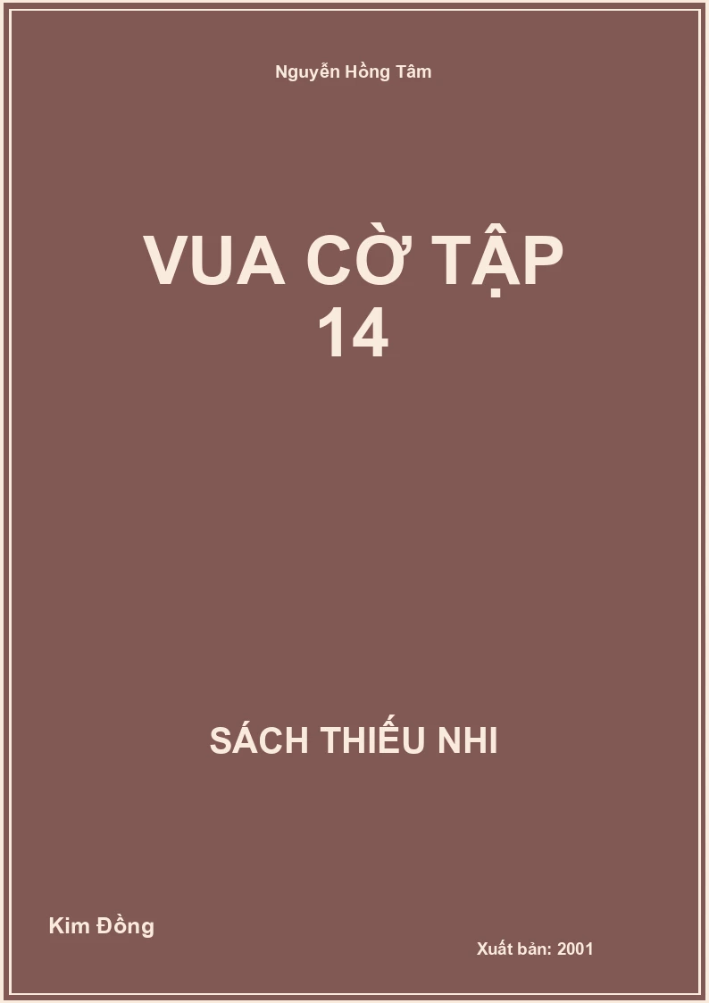 Vua Cờ Tập 14