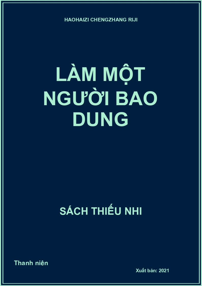 Làm một người bao dung