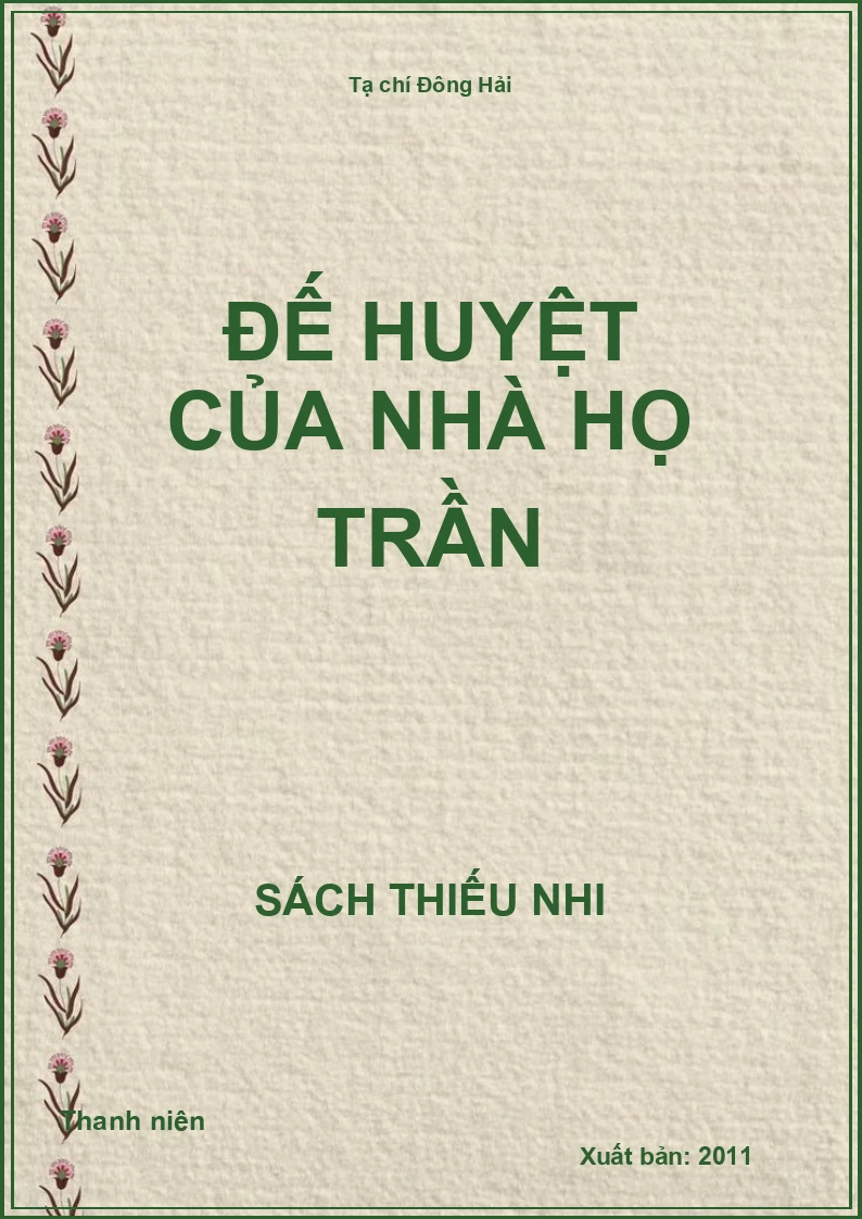 Đế huyệt của nhà họ Trần