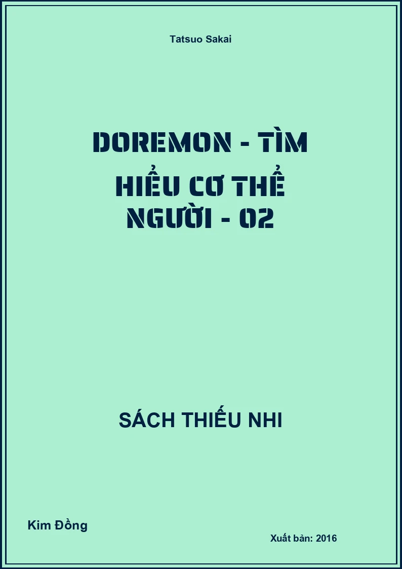 Doremon - tìm hiểu cơ thể người - 02