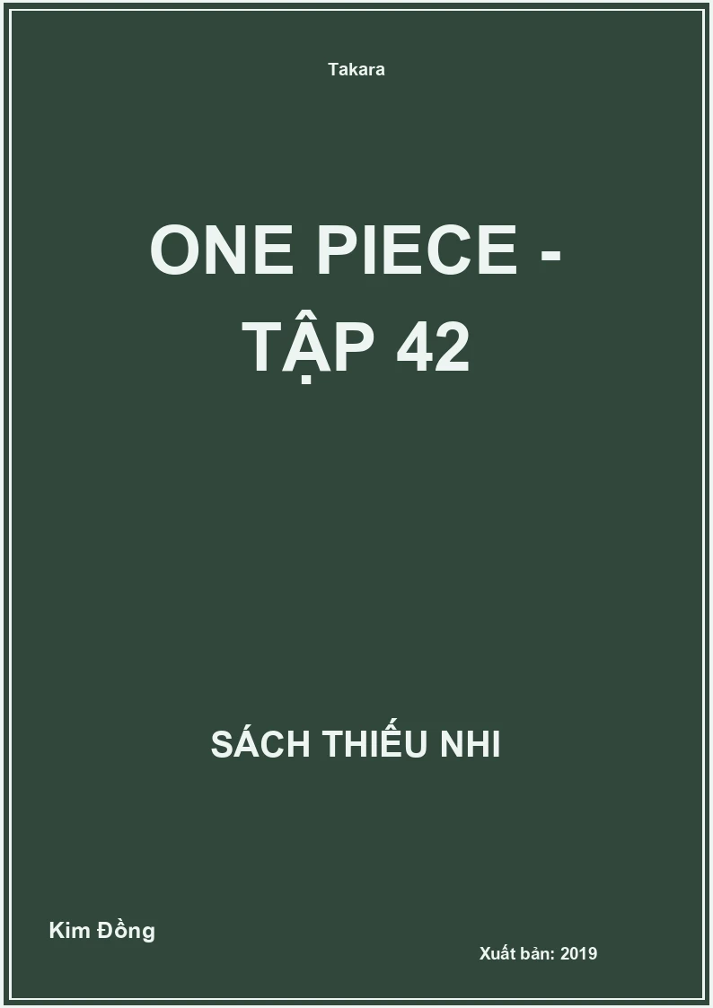 One Piece - Tập 42