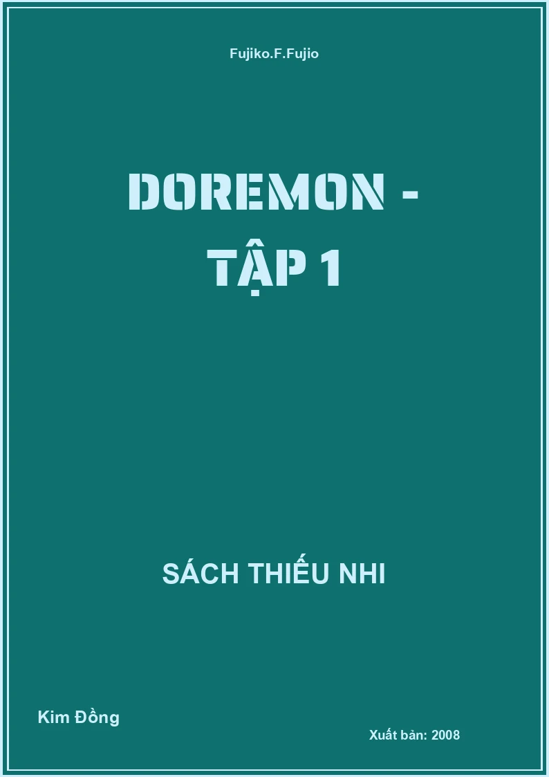 Doremon - Tập 1