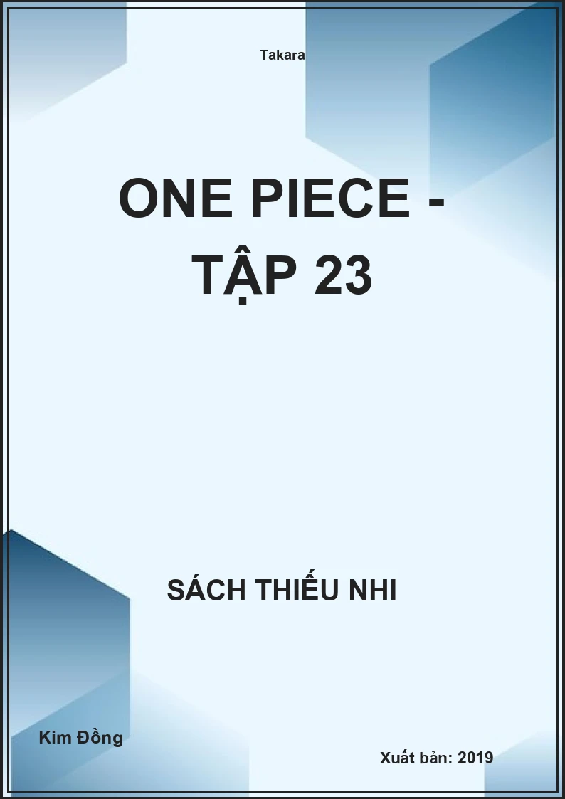 One Piece - Tập 23