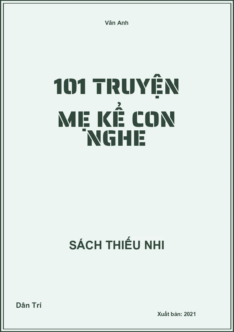 101 truyện mẹ kể con nghe