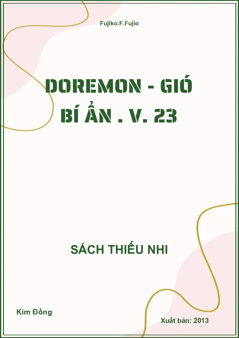Doremon - Gió bí ẩn . V. 23