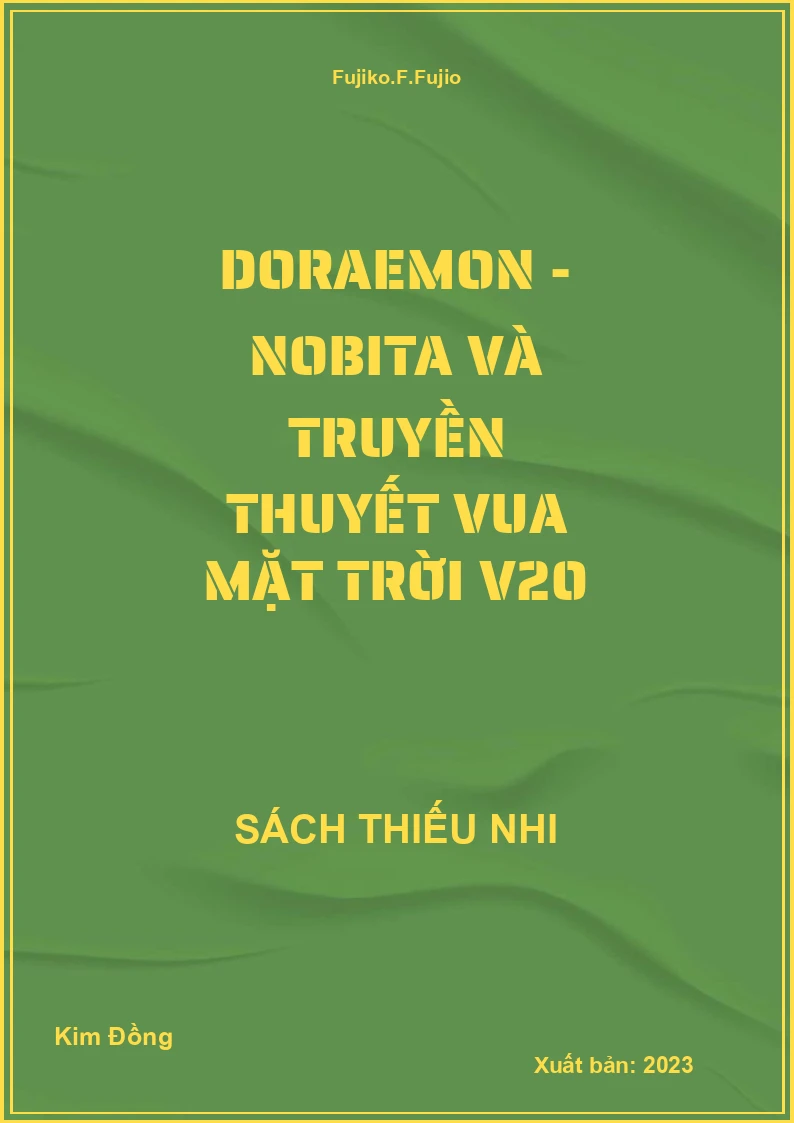 Doraemon - Nobita và truyền thuyết vua mặt trời V20