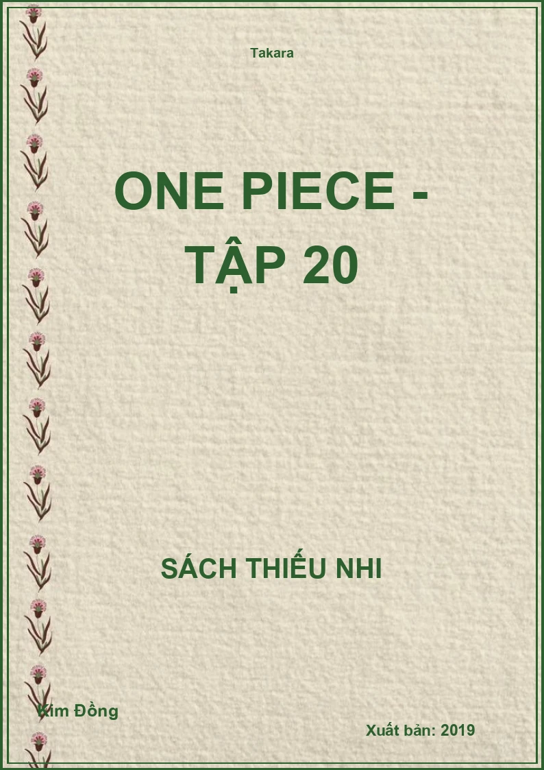 One Piece - Tập 20