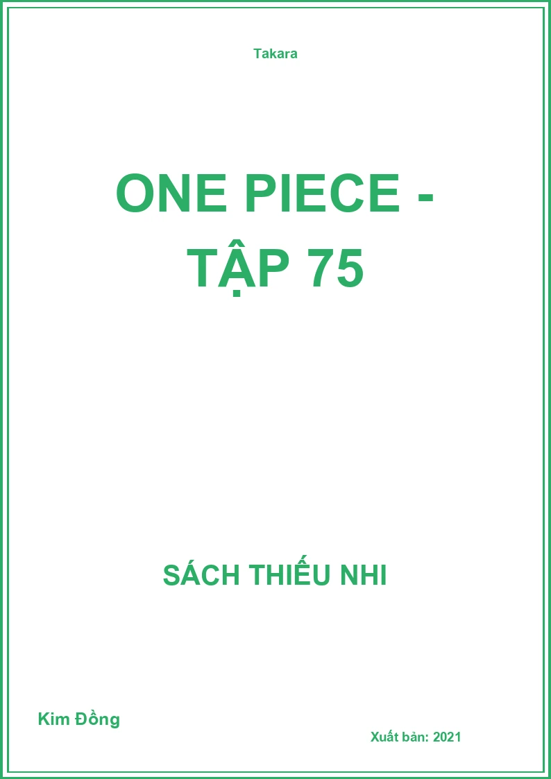 One Piece - Tập 75
