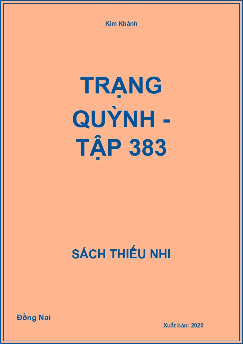 Trạng Quỳnh - Tập 383