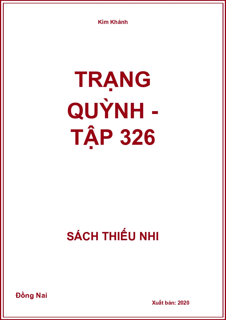 Trạng Quỳnh - Tập 326