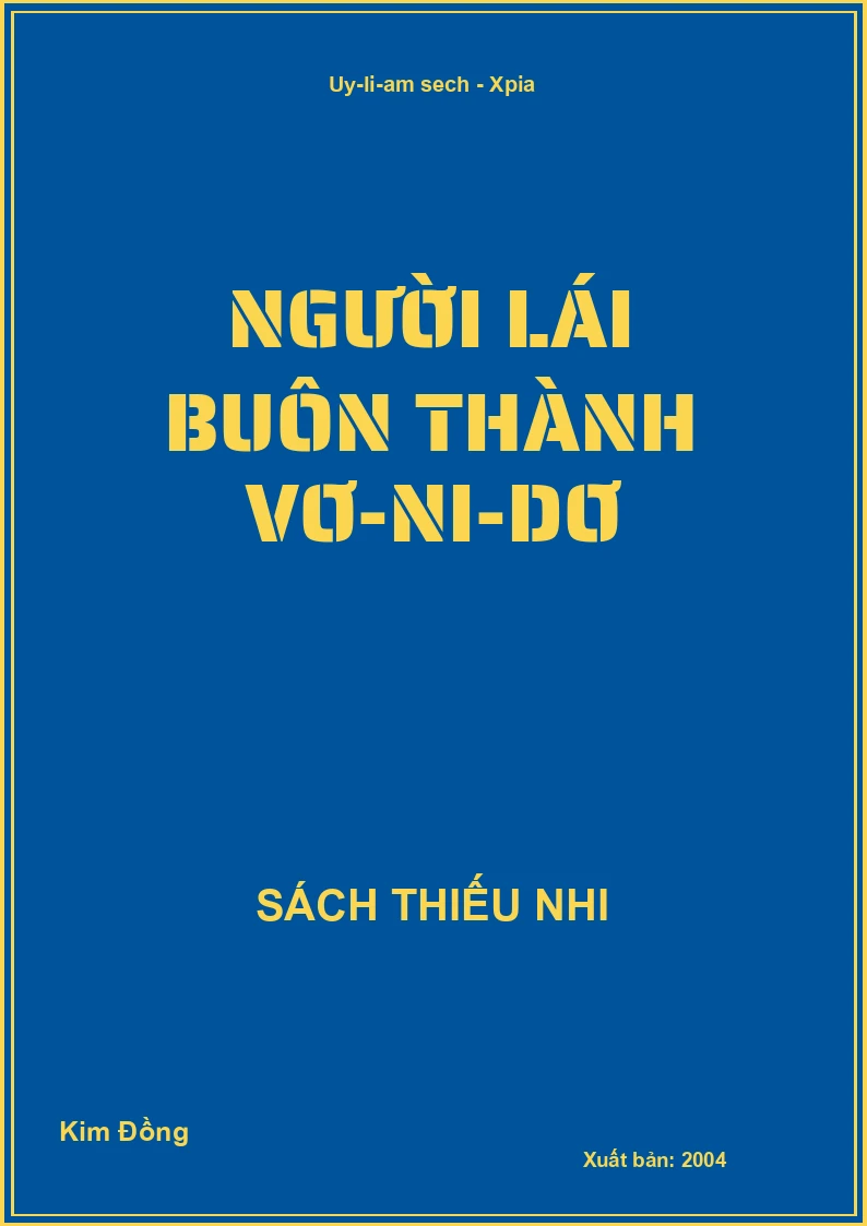 Người lái buôn thành vơ-ni-dơ