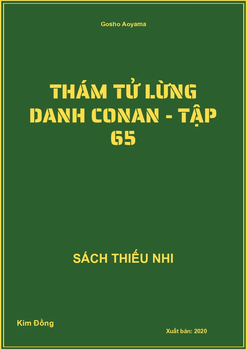 Thám tử lừng danh Conan - Tập 65