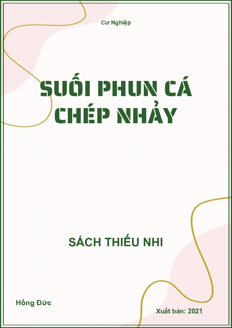 Suối Phun Cá Chép Nhảy