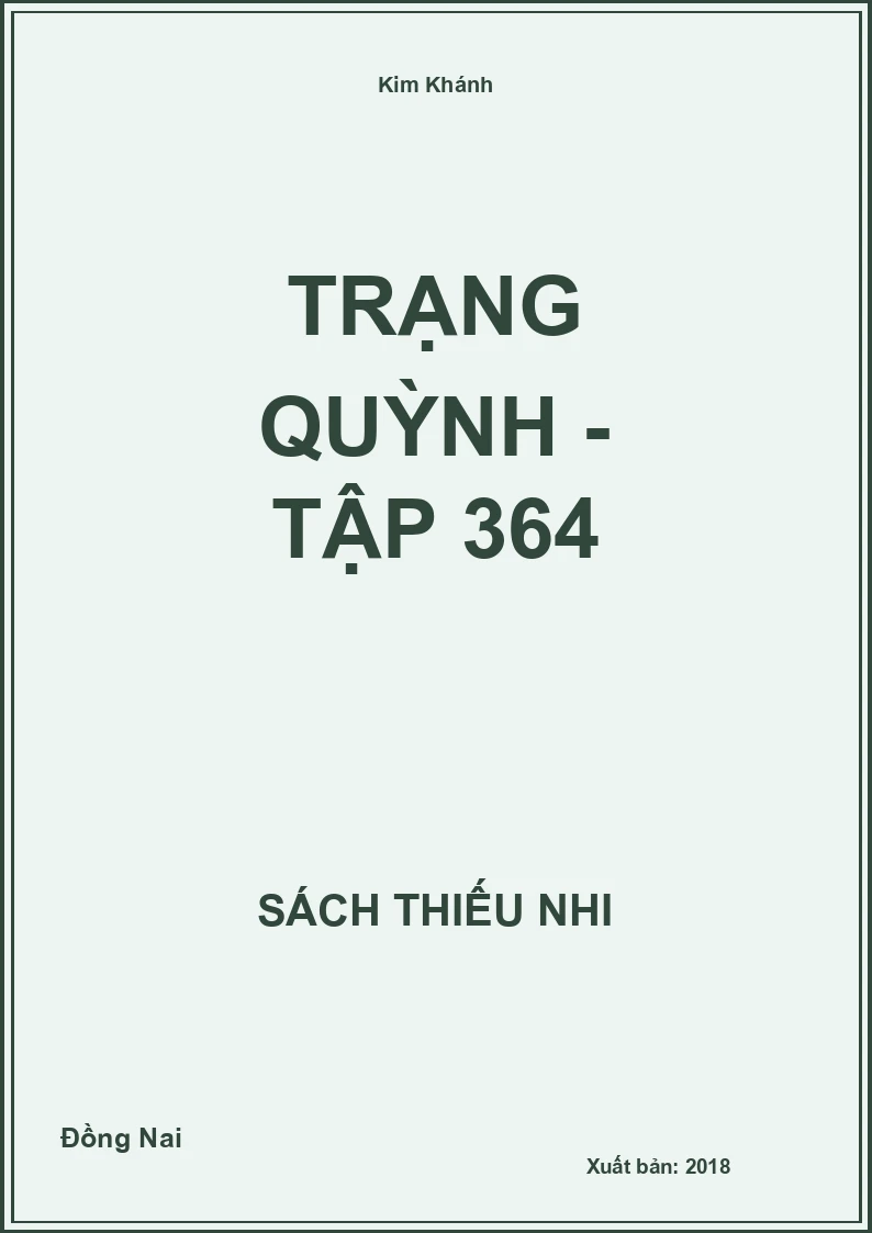 Trạng Quỳnh - Tập 364