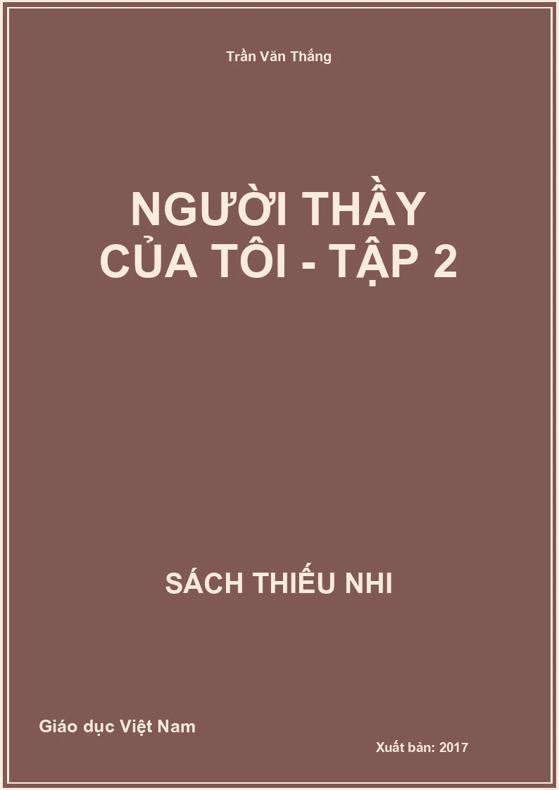 Người thầy của tôi - Tập 2
